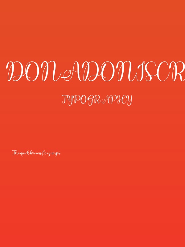 DonaDoniScript Poster