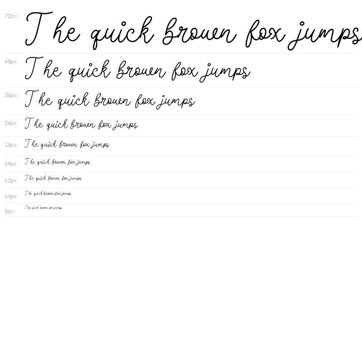 DonaFreddieDemo-Regular Waterfall