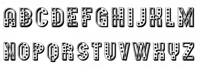 Donald Regular Font Litere mari