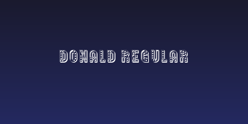 Donald Regular Social Header