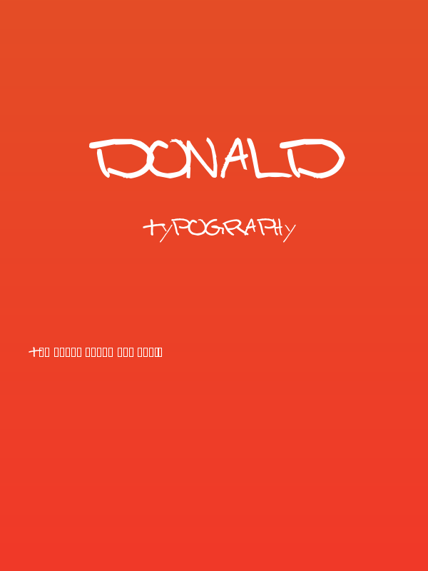 Donald Poster