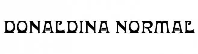 Donaldina Normal  Descarca Fonturi Gratis