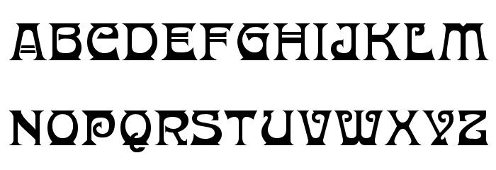 Donaldina Normal Font LOWERCASE