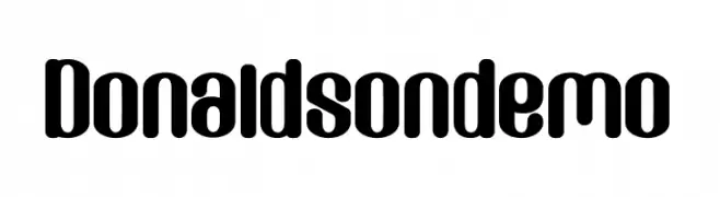 Donaldson demo  font caratteri gratis