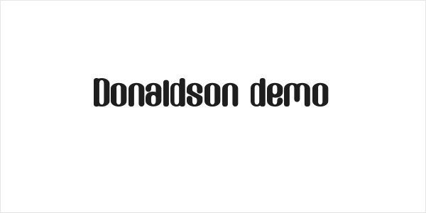Donaldson demo Logo
