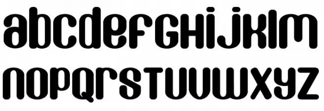 Donaldson demo Font LOWERCASE