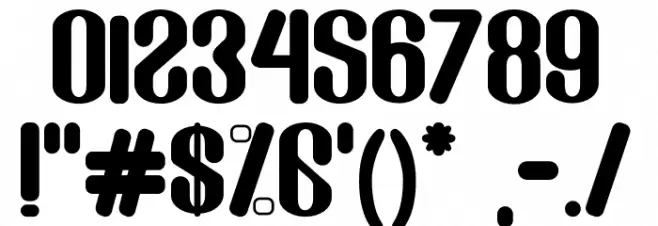 Donaldson Font OTHER CHARS