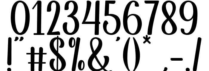 Donalia Font OTHER CHARS