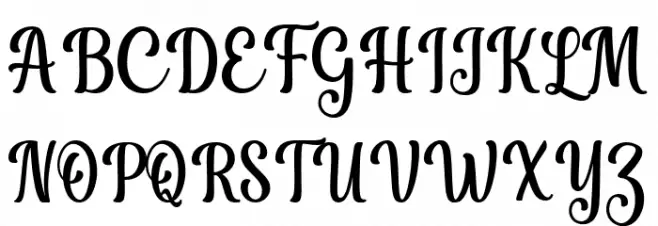 Donalia Schriftart Groß