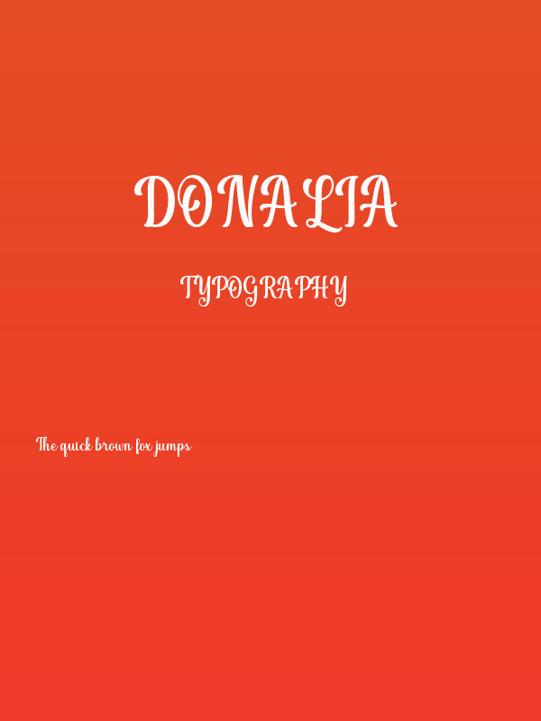 Donalia Poster