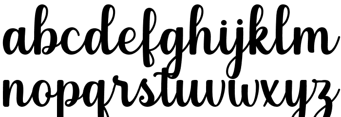 Donalia Font LOWERCASE