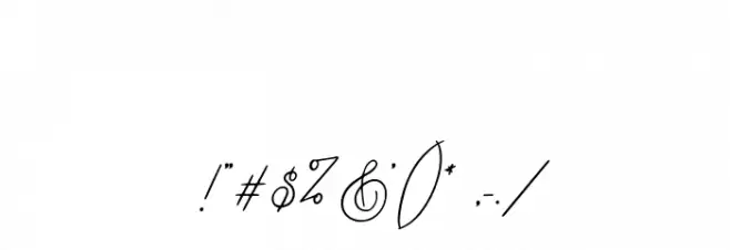 Donatellia Font OTHER CHARS