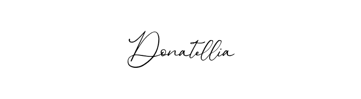 Donatellia  フリーフォントのダウンロード