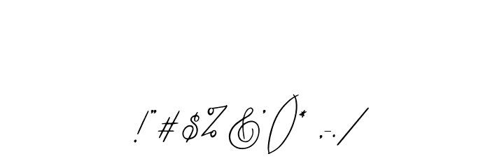 Donatellia Font OTHER CHARS