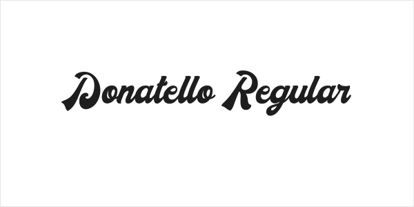 Donatello Regular Logo