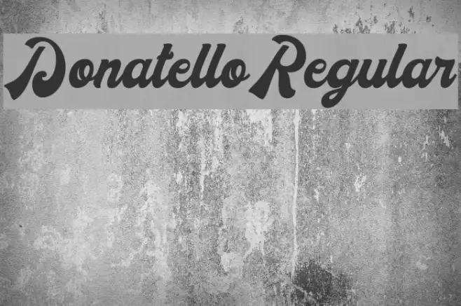 DonatelloRegular Example 2