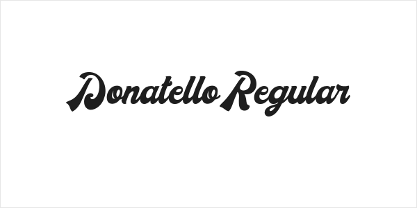 DonatelloRegular Logo