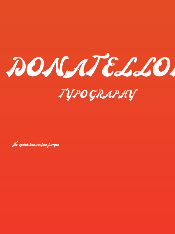 DonatelloRegular Poster