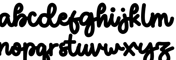 Donathe Font LOWERCASE