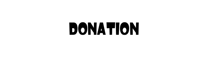 Donation Font - FFonts.net