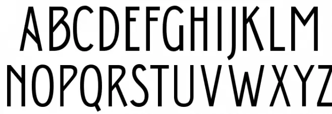 Donau Uppercase Neue Schriftart Groß
