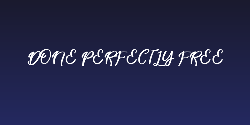 Done Perfectly FREE Social Header