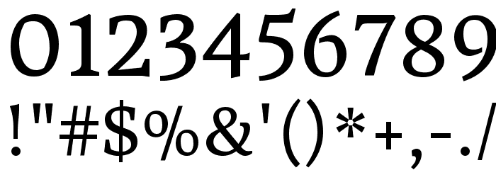 Donegal One Font OTHER CHARS