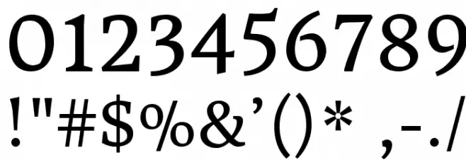 DonegalOne-Regular Font OTHER CHARS
