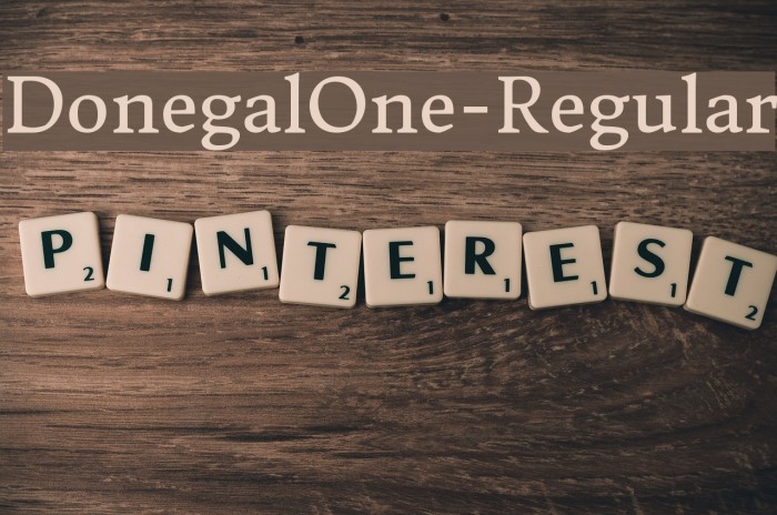 DonegalOne-Regular Font examples
