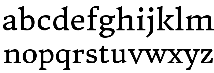 DonegalOne-Regular Font LOWERCASE
