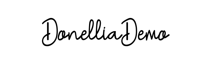 Donellia Demo  لخطوط تنزيل