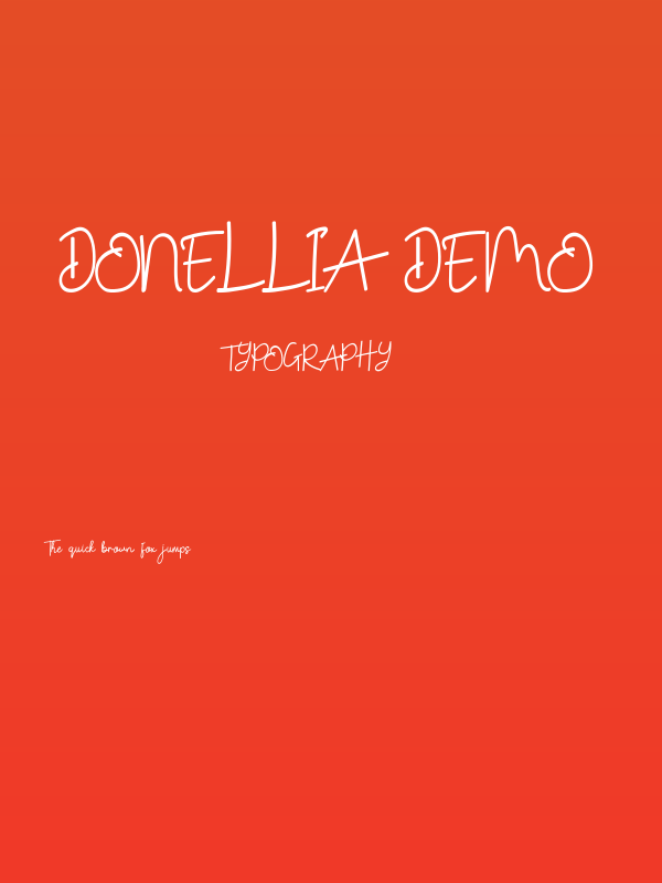 Donellia Demo Poster
