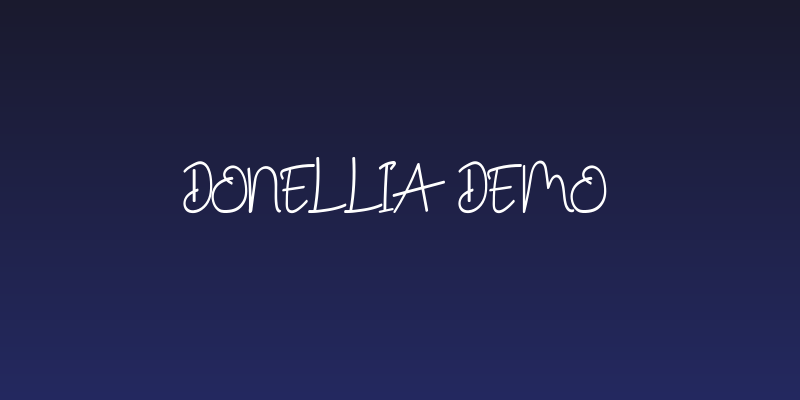 Donellia Demo Social Header