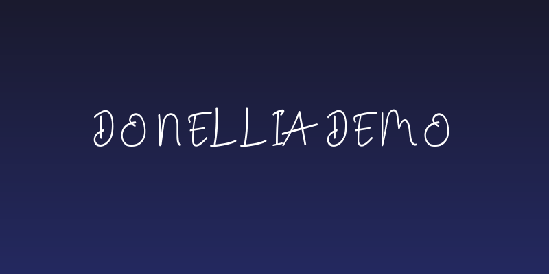 Donellia Demo Social Header