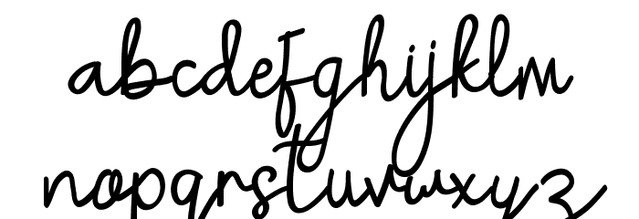Donellia Demo Font LOWERCASE