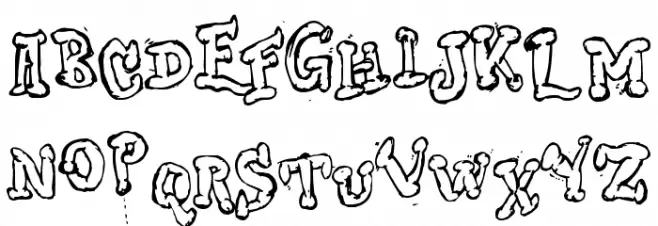 Dong Casual Font LOWERCASE