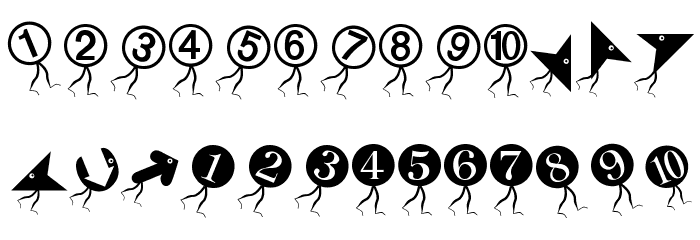 DongbutsBeings-Oblique Font LOWERCASE