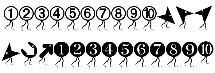 DongbutsBeings Font LOWERCASE