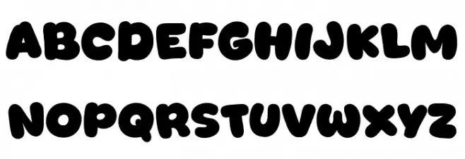 Dongding フォント 大文字