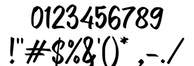 Dongeng Font OTHER CHARS