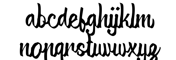 Dongeng Font LOWERCASE