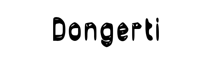 Dongerti  Frei Schriftart Herunterladen