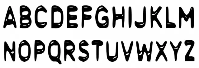 Dongerti Шрифта ВЕРХНИЙ