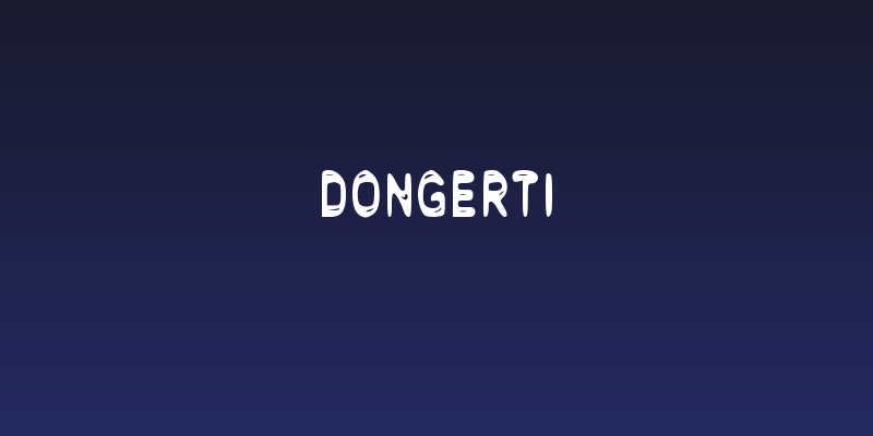 Dongerti Social Header