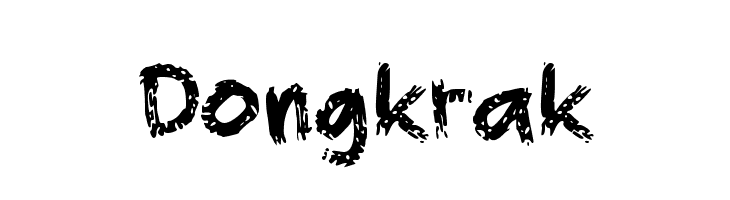 Dongkrak  免费字体下载