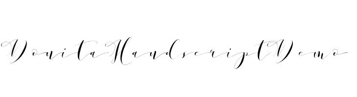DonitaHandscriptDemo  font caratteri gratis