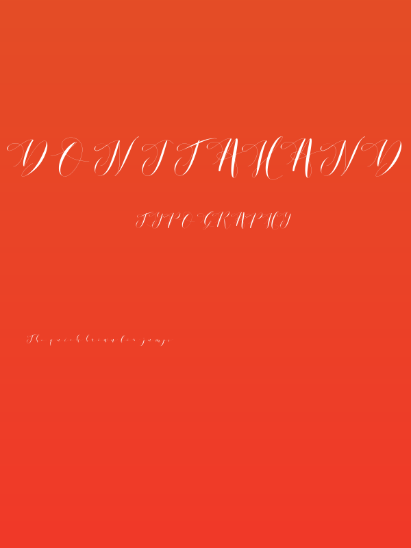 DonitaHandscriptDemo Poster