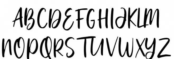 Donittan Story Schriftart Groß
