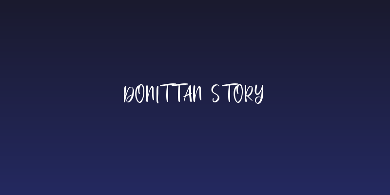 Donittan Story Social Header