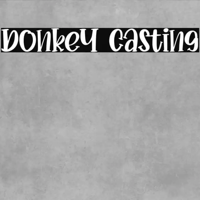 Donkey Casting Caratteri examples